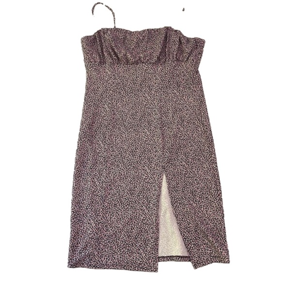 H&m dress liberty floral pink white black lightweight open to the leg summer XL - Picture 7 of 16